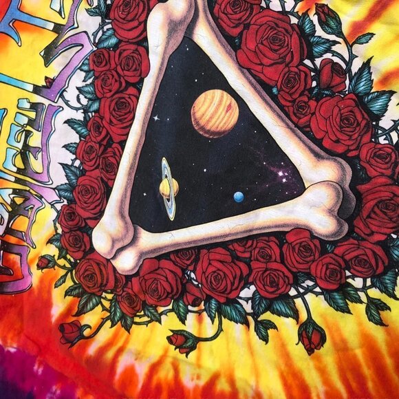 VINTAGE 1992 The Grateful Dead Tie Dye Graphic T Shirt XL - Picture 6 of 16